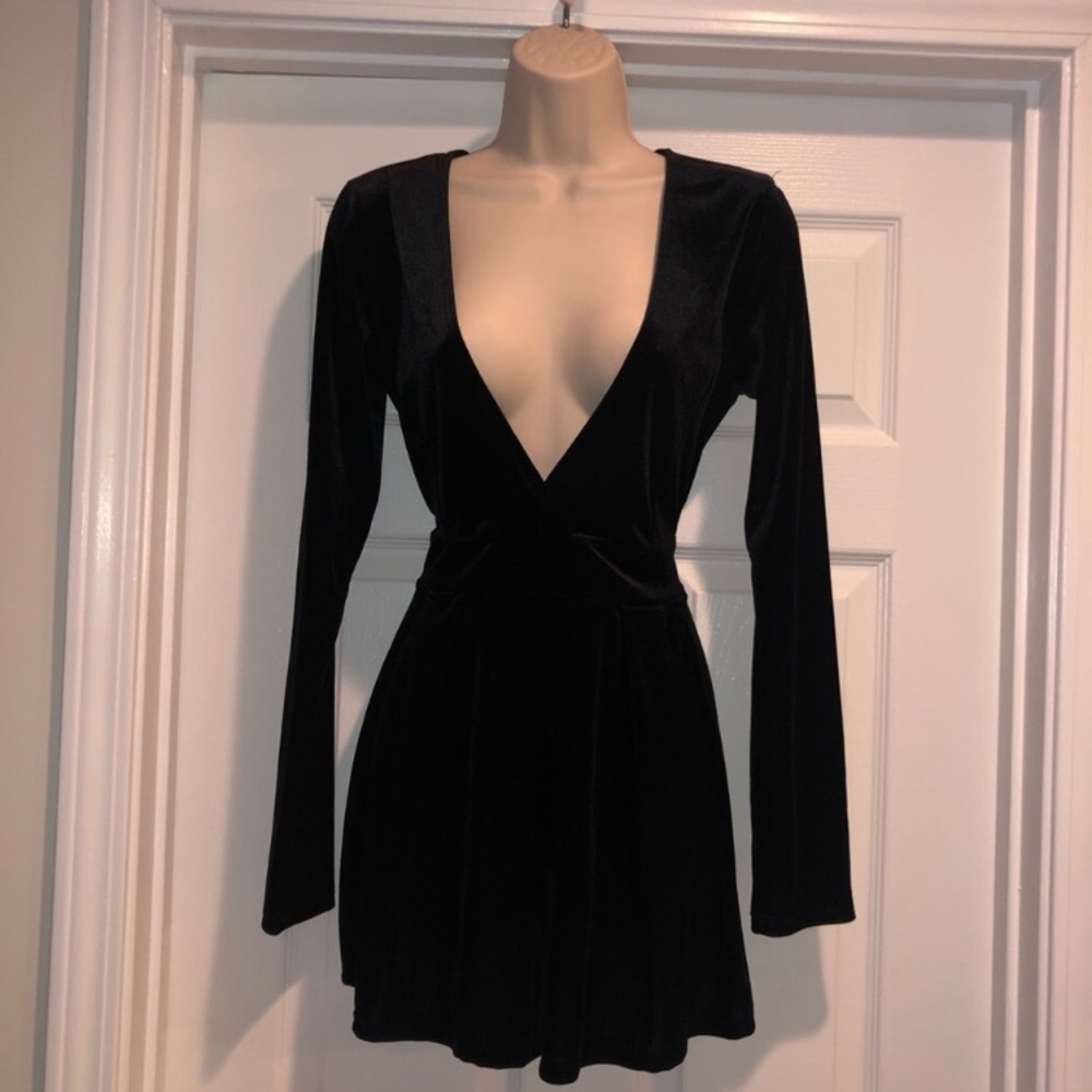 Lulus velvet romper